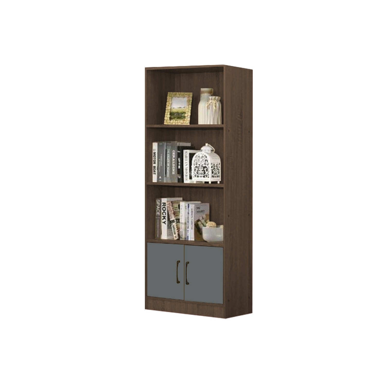 Jeven Series Open Shelves Display Cabinet Bookshelf Storage in 6 Colours