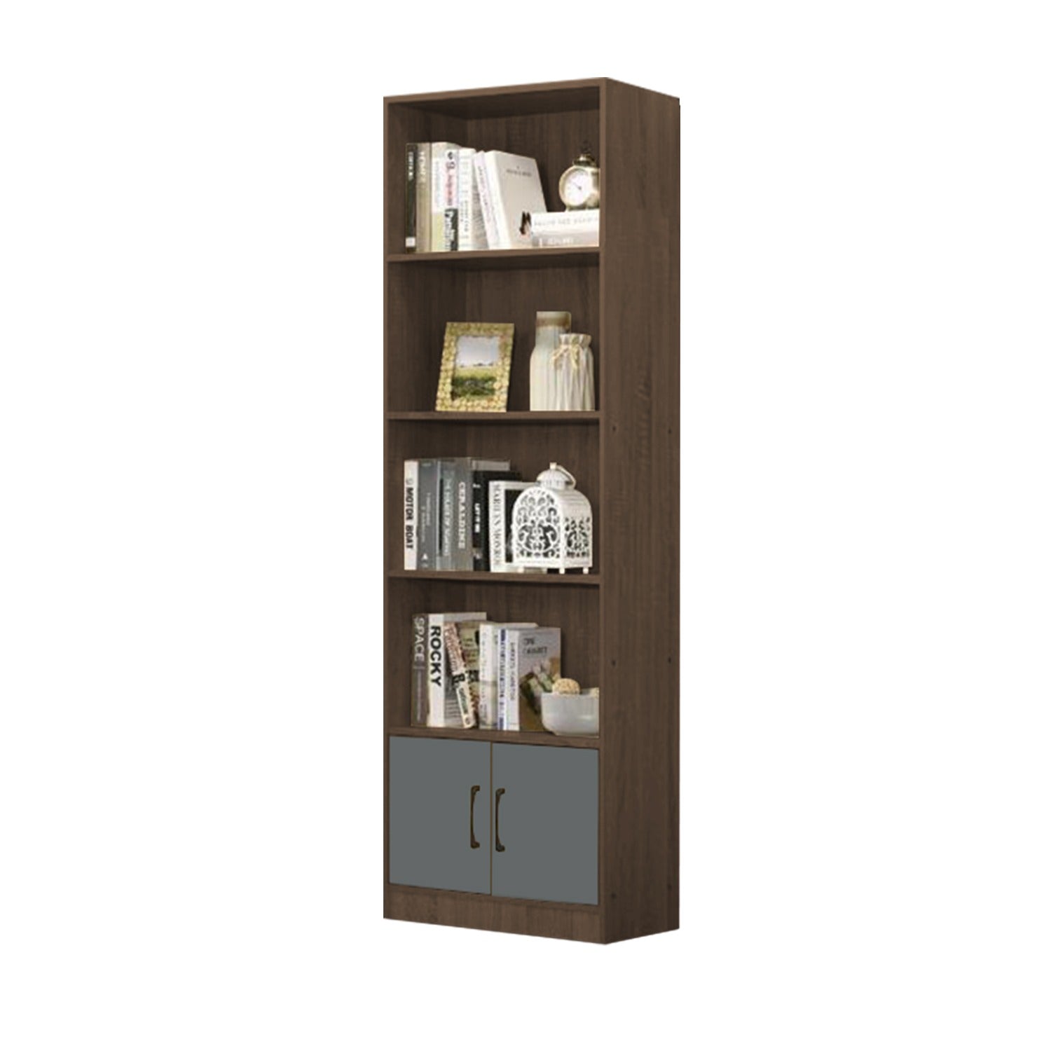 Jeven Series Open Shelves Display Cabinet Bookshelf Storage in 6 Colours
