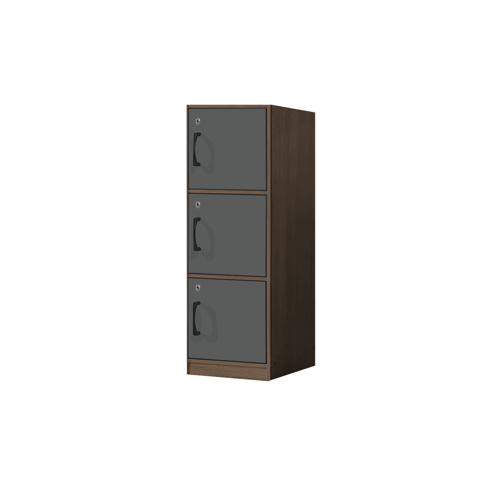 Erzan Series Single and Double Door Cabinet Bookshelf Storage w/lock in 6 Colours