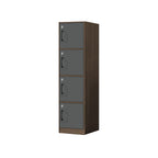 Erzan Series Single and Double Door Cabinet Bookshelf Storage w/lock in 6 Colours