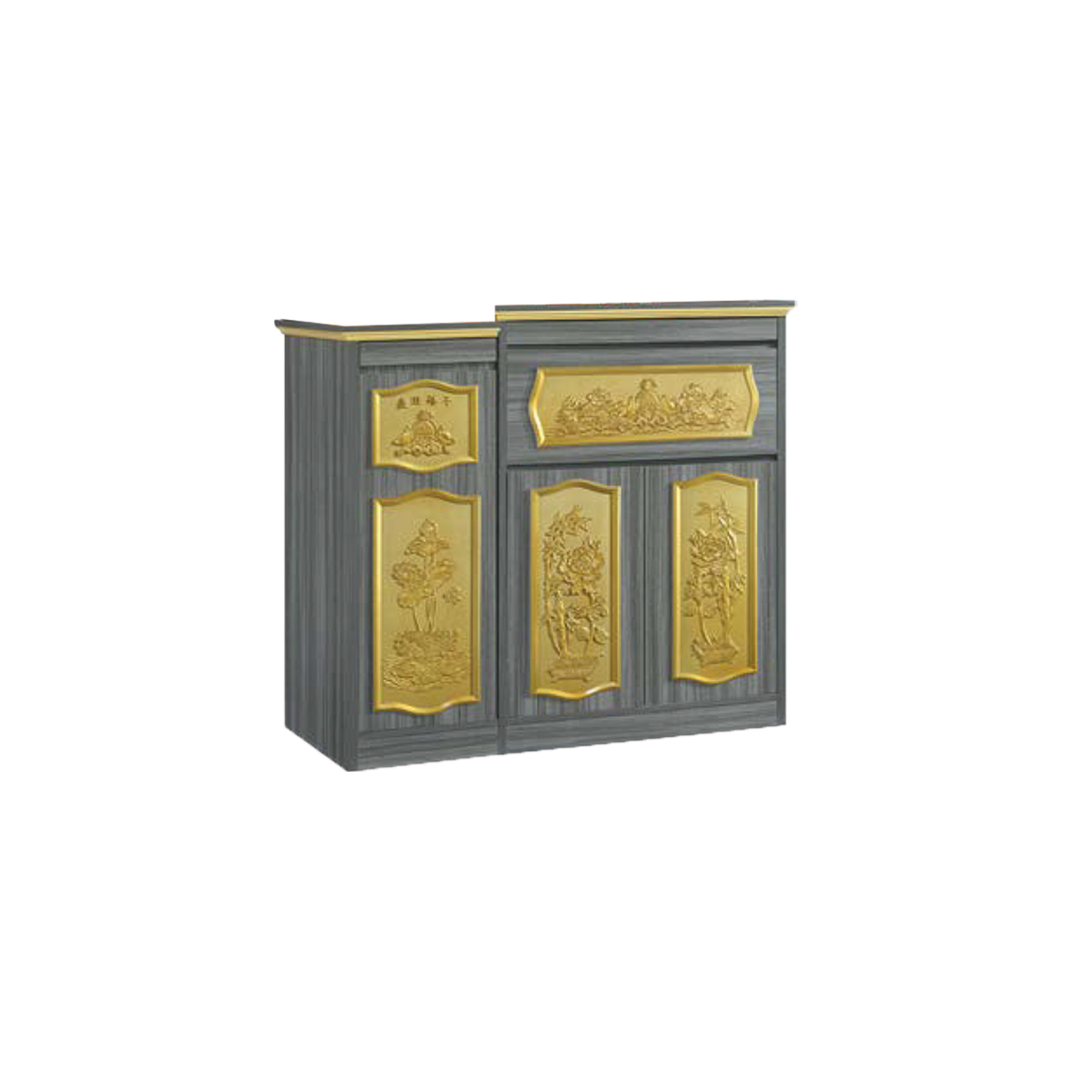 Ammalis Oriental Altar Table with Top Altar Cabinet Fire Resistant Altar Cabinet