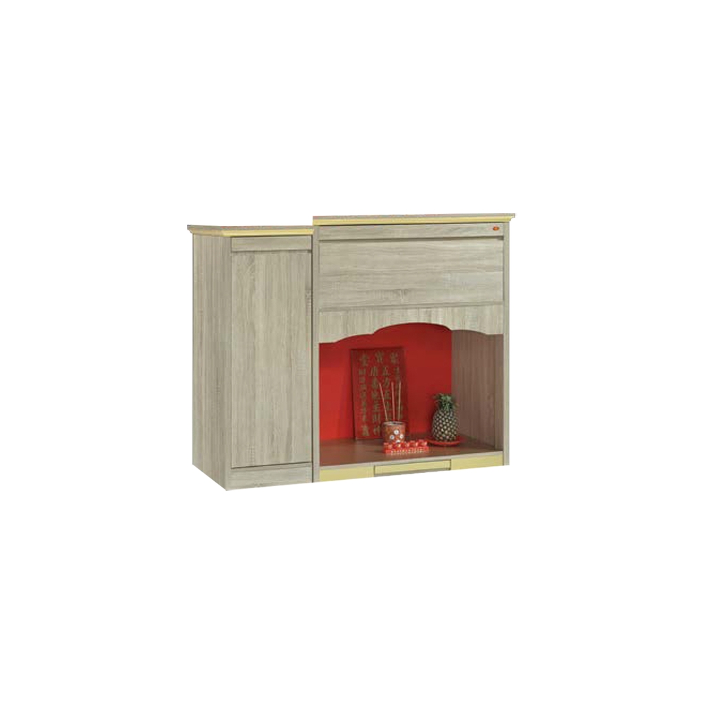 Greyson Oriental Altar Table with Top Altar Cabinet Fire Resistant Altar Cabinet