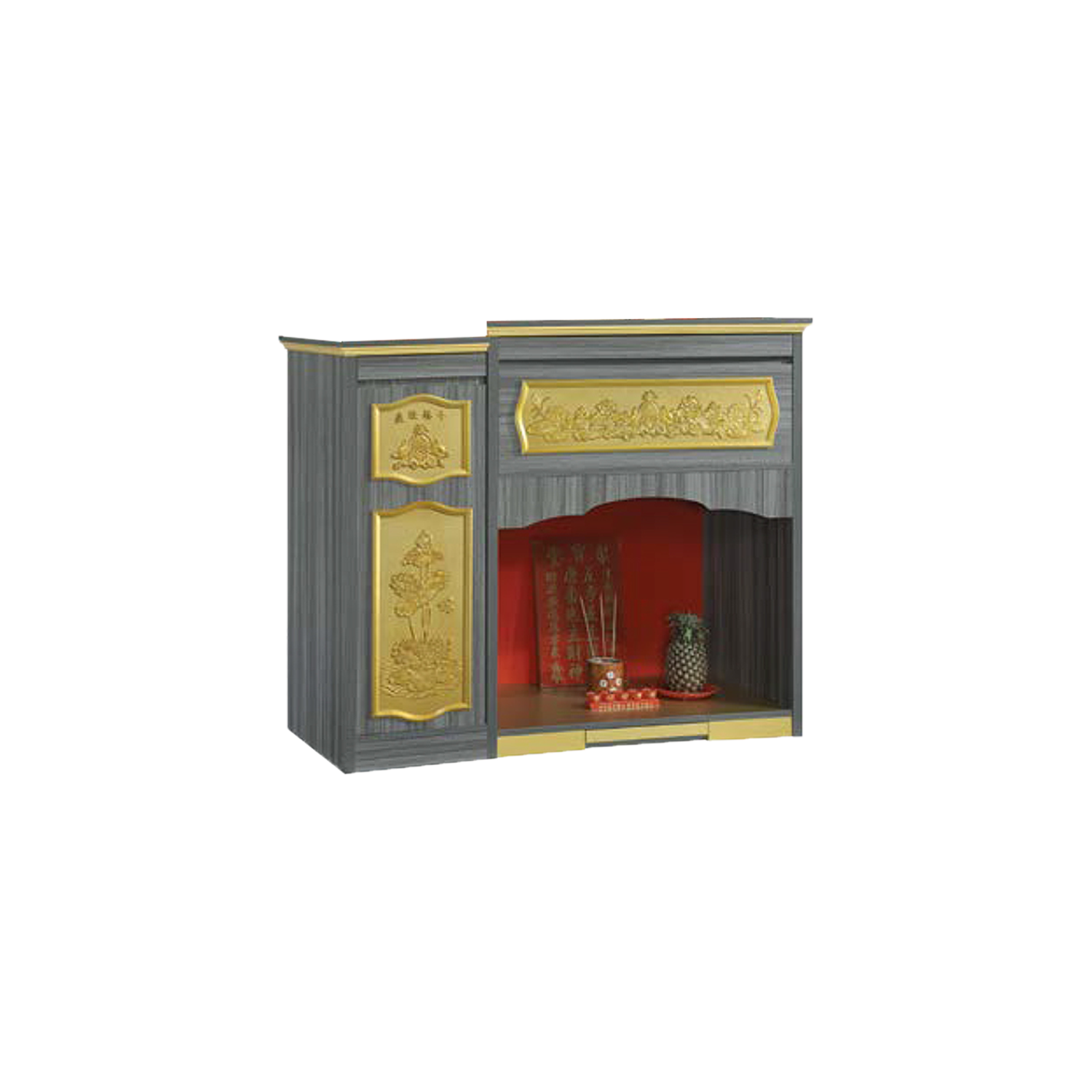Kidd Oriental Altar Table with Top Altar Cabinet Fire Resistant Altar Cabinet