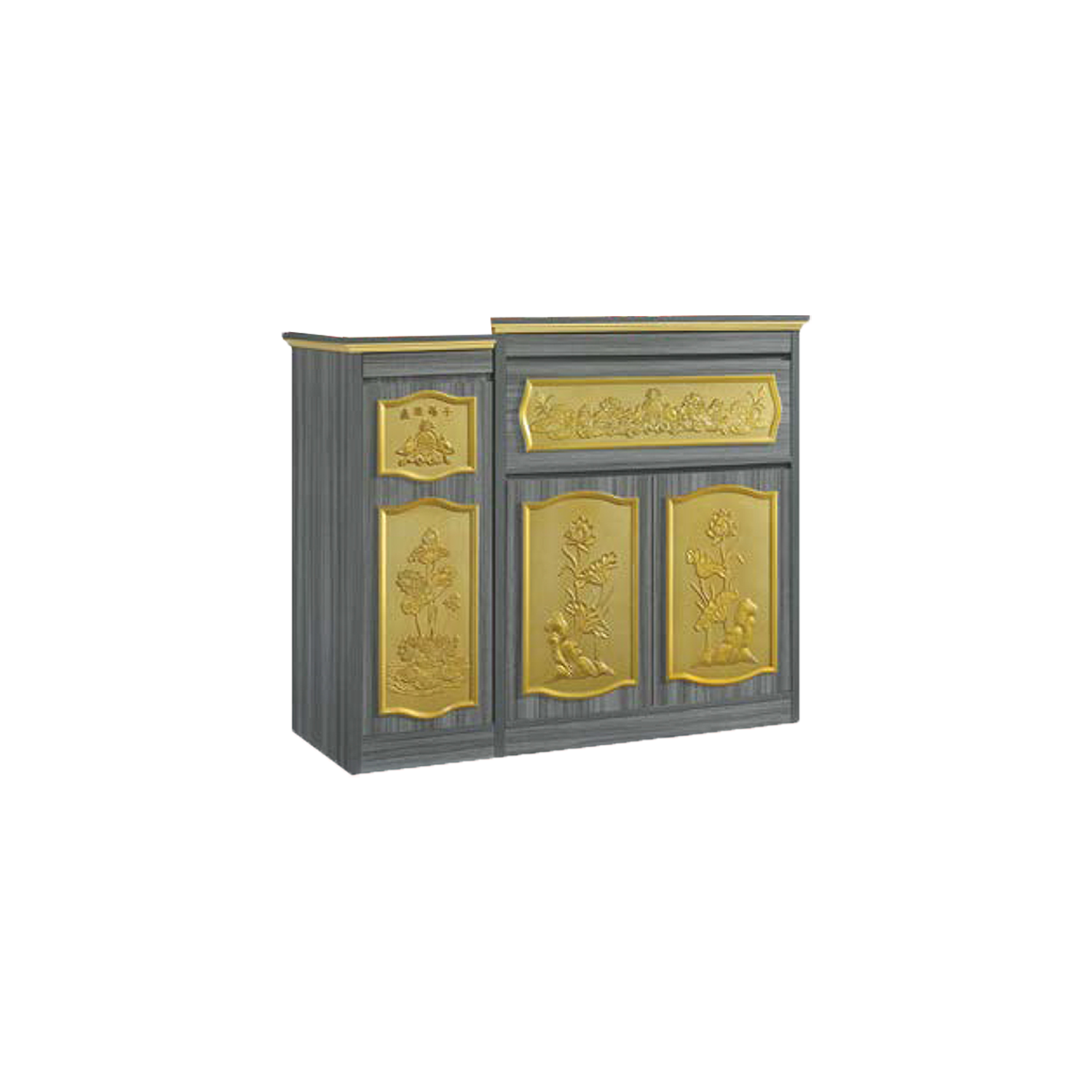 Molly Oriental Altar Table with Top Altar Cabinet Fire Resistant Altar Cabinet