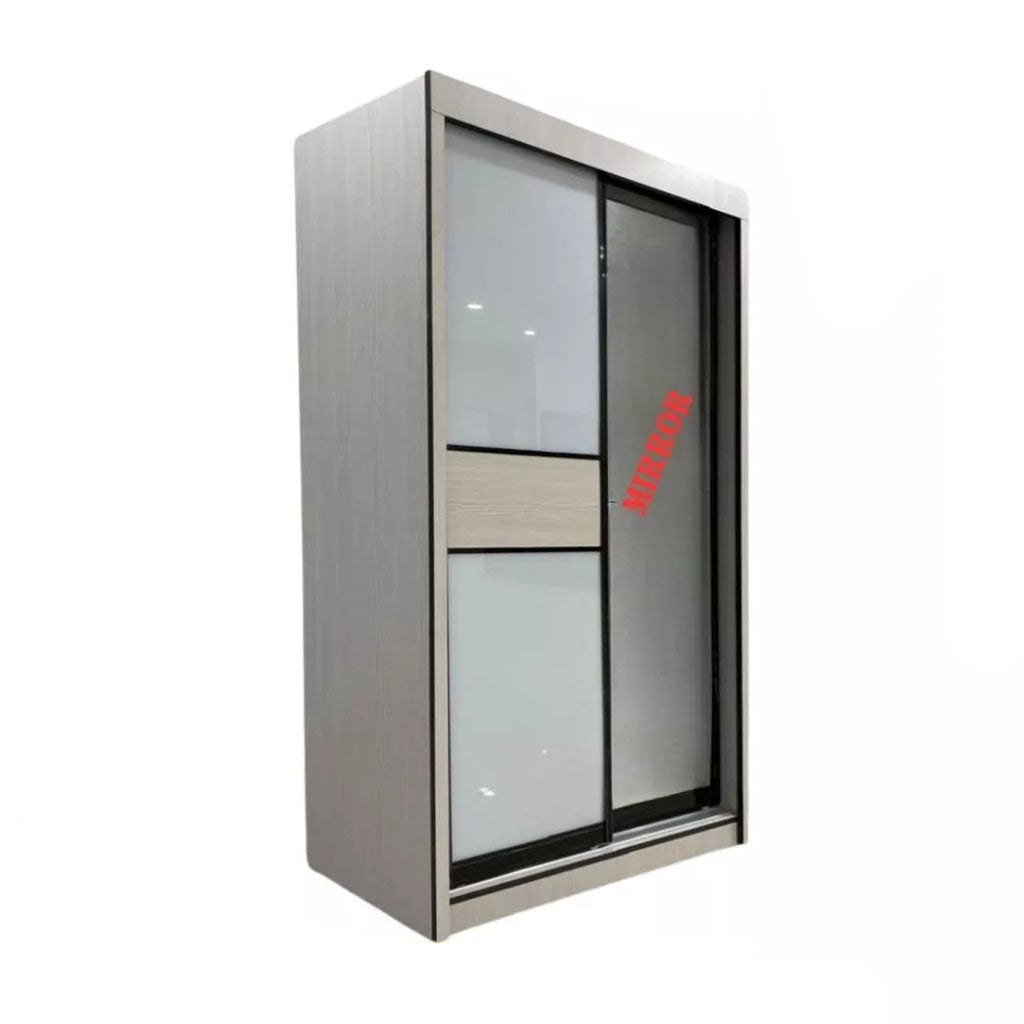 Lindy Series14 4 Feet Solid Sliding Door Wardrobe