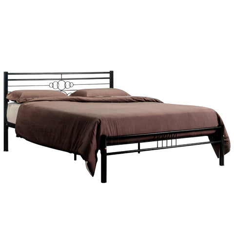 Image of Omara Series Metal/Wood Bed Frame with Double Decker Collection - All Sizes