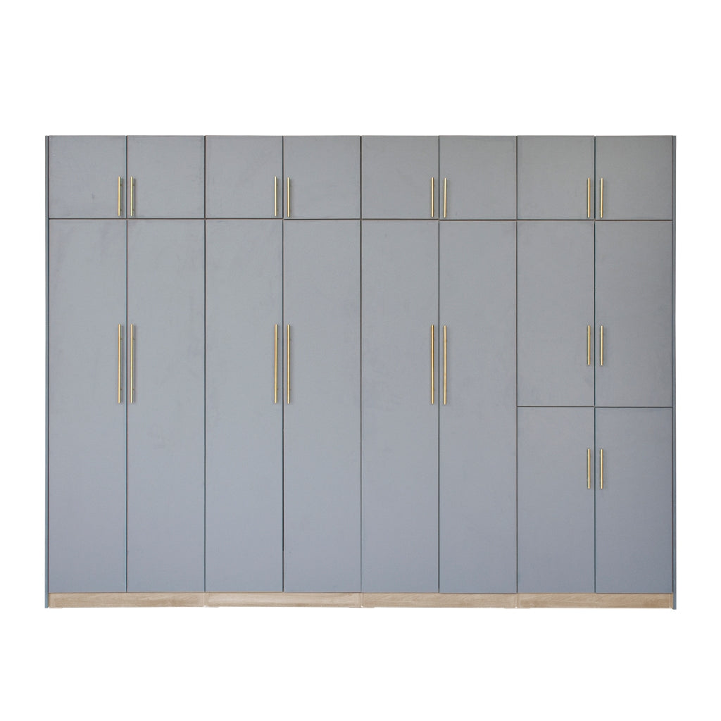 Islah Series Customizable Modular Wardrobe With Top 2-Door up to 8-Door in 6 Colours