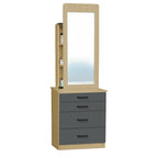 Velin CARB-P2 Certified Board Dressing Table / Gliding Drawer Dresser in 6 Colours