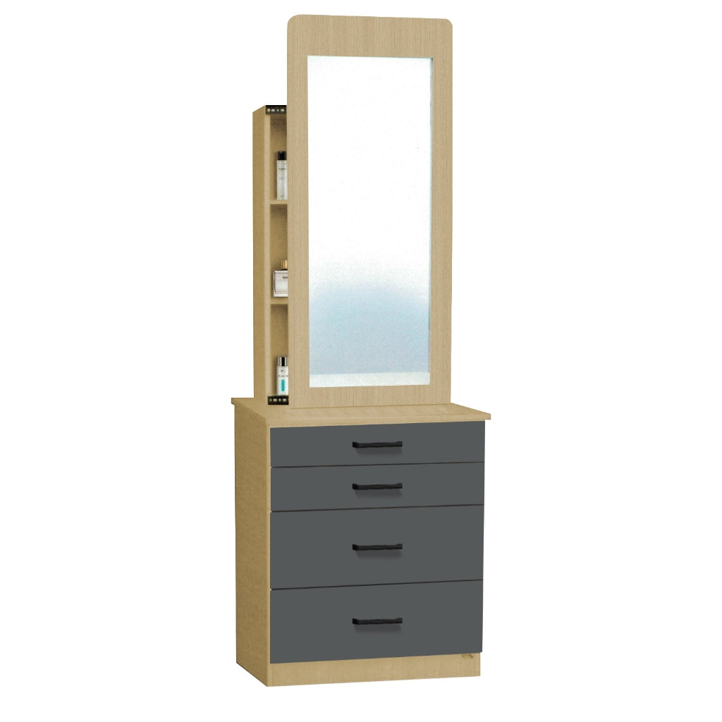 Velin CARB-P2 Certified Board Dressing Table / Gliding Drawer Dresser in 6 Colours