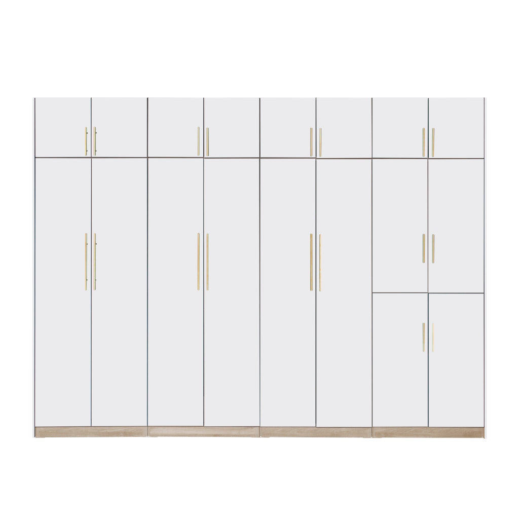 Islah Series Customizable Modular Wardrobe With Top 2-Door up to 8-Door in 6 Colours