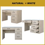 Paxx Study Computer Office Table with Drawer w/ Lock in 4 Colours