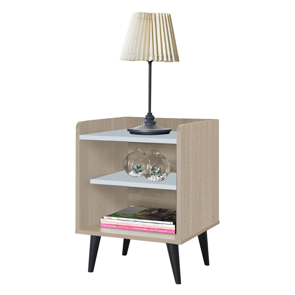 Arius Bedside Table Side Table in Fully Laminated Finish in 6 Colours