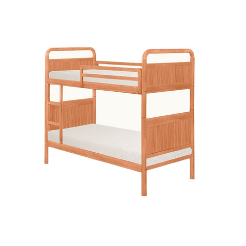 Image of Stella Series12 Solid Mahogany Wood Bunk Bed with Pull-Out Add On Option Single/Super Single Size