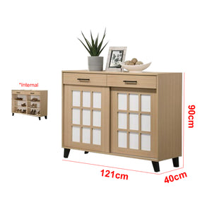 Howzer Series 15 Shoe Cabinet Collection in Natural Colour
