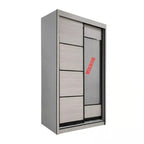 Lindy Series15 4 Feet Solid Sliding Door Wardrobe