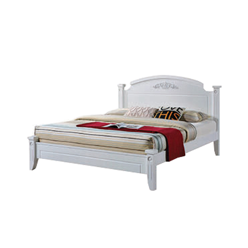 Cadeyn Wooden Bedframe Solid Wood With Plywood Base Queen Size - w/ Mattress Option