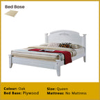Cadeyn Wooden Bedframe Solid Wood With Plywood Base Queen Size - w/ Mattress Option