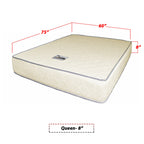 Ortho Foam HD Foam Mattress White In Single, Super Single, Queen and King Size