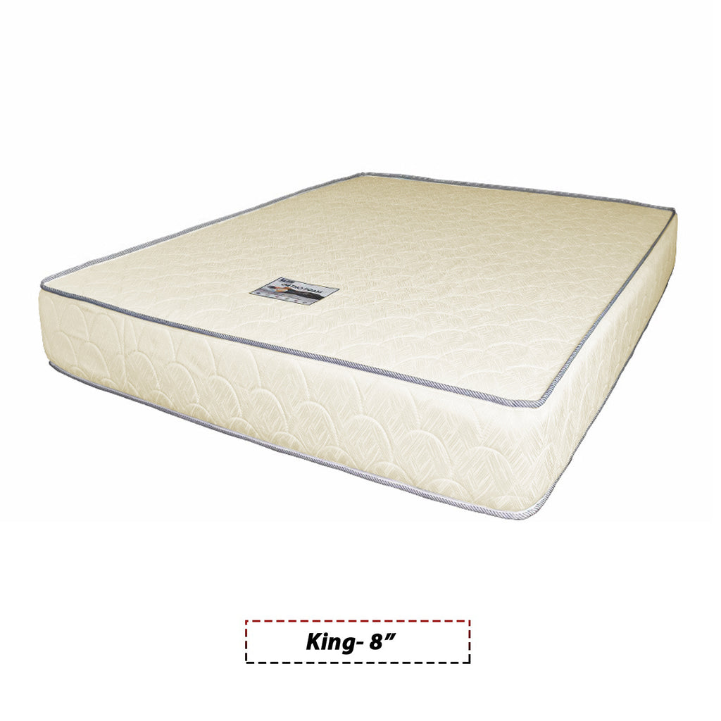 Ortho Foam HD Foam Mattress White In Single, Super Single, Queen and King Size