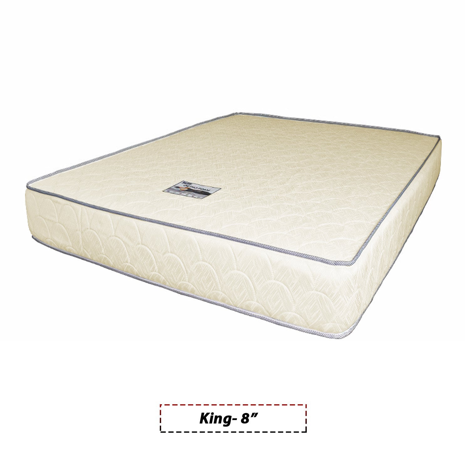 Ortho Foam HD Foam Mattress White In Single, Super Single, Queen and King Size