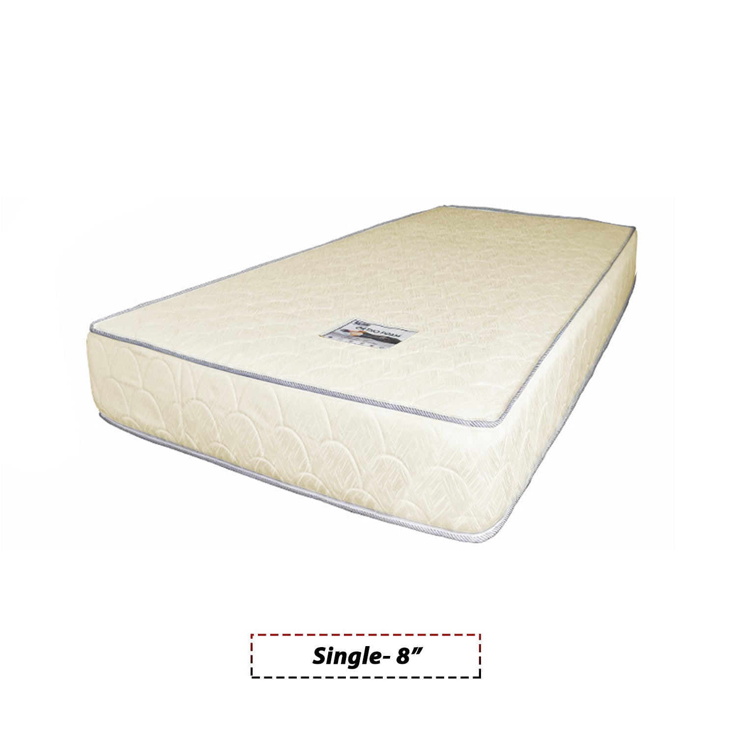 Ortho Foam HD Foam Mattress White In Single, Super Single, Queen and King Size