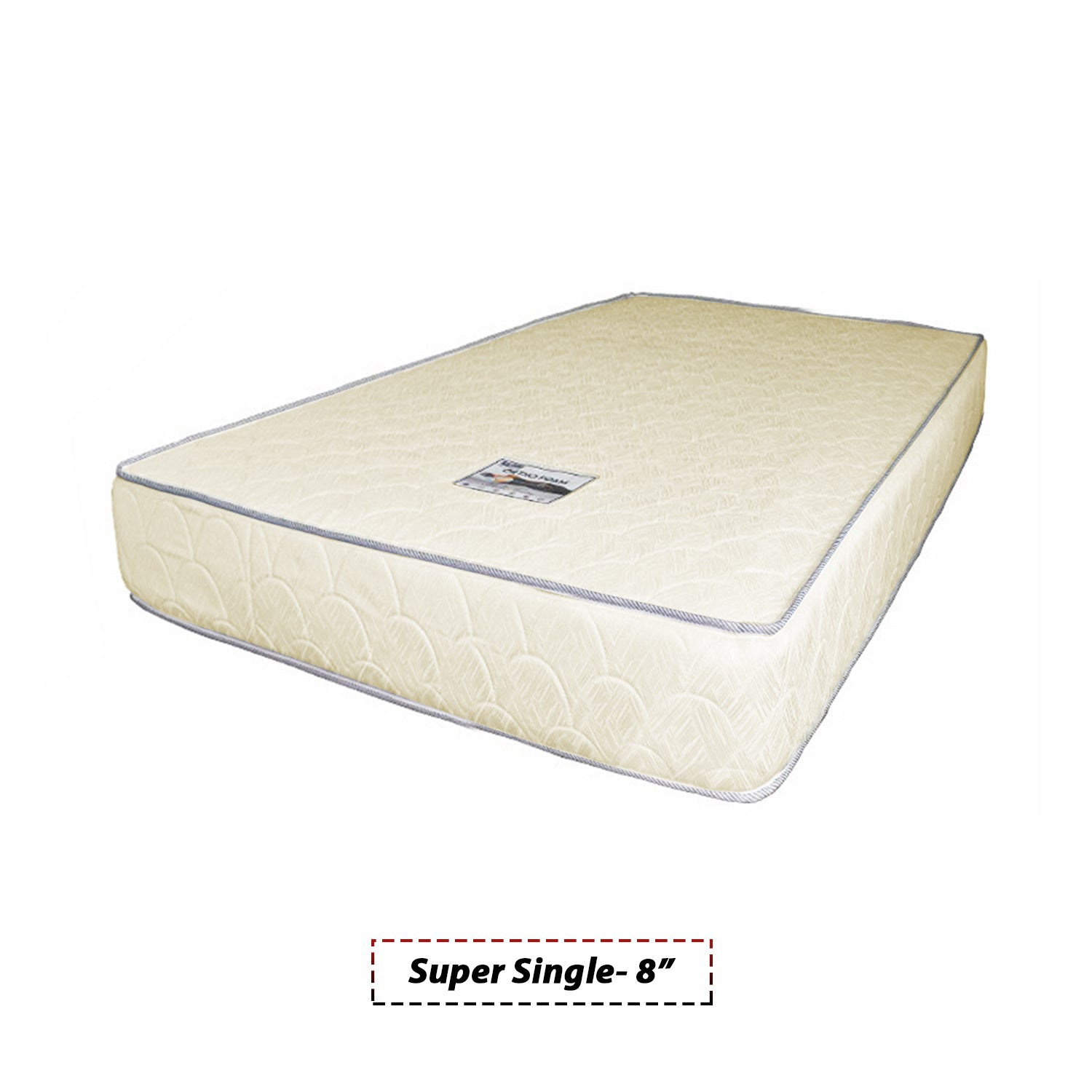 Ortho Foam HD Foam Mattress White In Single, Super Single, Queen and King Size