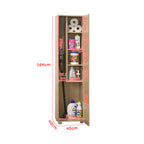 Zarya Series 1-Door Wardrobe Utility Cabinet In Natural Colour (Model P)