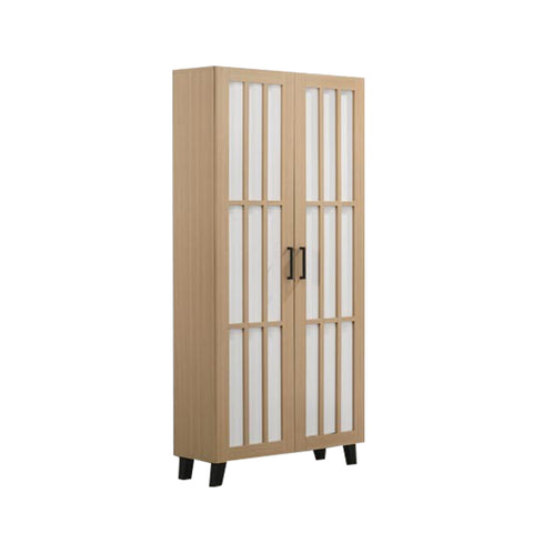 Image of Howzer Series 16 Tall Shoe Cabinet Collection in Natural Colour