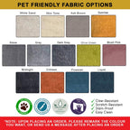 DR Chiro Gerna Queen/King Leather/Pet-Friendly Fabric Pull-Out Bed Frame in 30 Colors