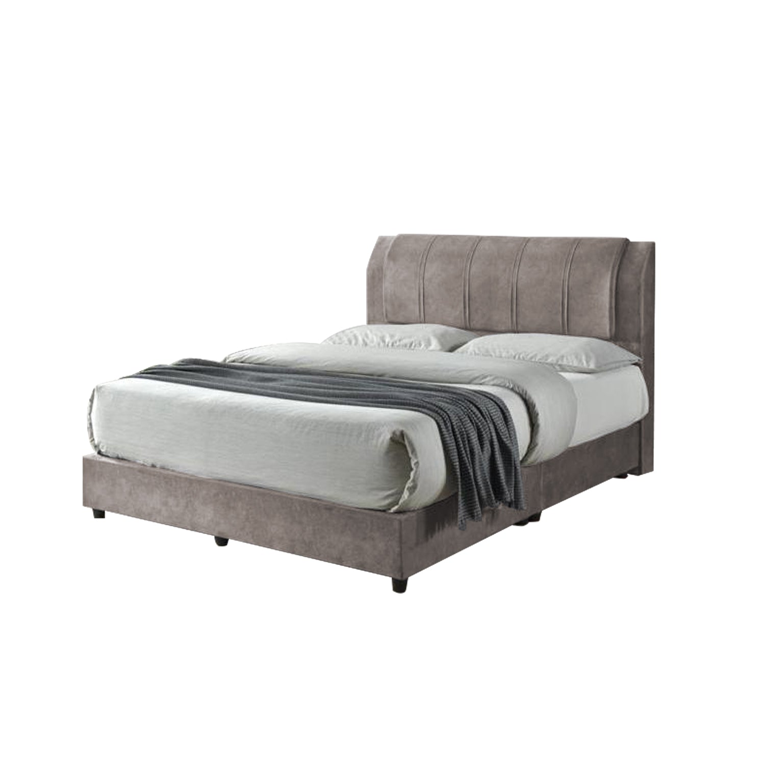 Hera Divan Bed Frame with Foam Padded Headboard - PetFriendly Option / All Sizes