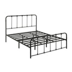 Gina Metal Bed Frame in White And Black Colors - All Sizes Available
