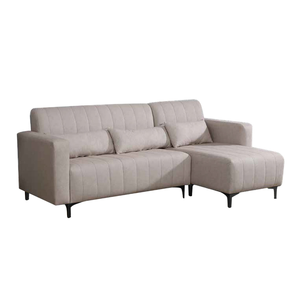 Anika L-Shaped Sofa Left or Right Chaise in 47 Colour -w/ PetFriendly Scartch-Resistant