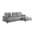 Billy Pushback L-Shaped Sofa in 47 Colour - w/ PetFriendly Fabric/Leather