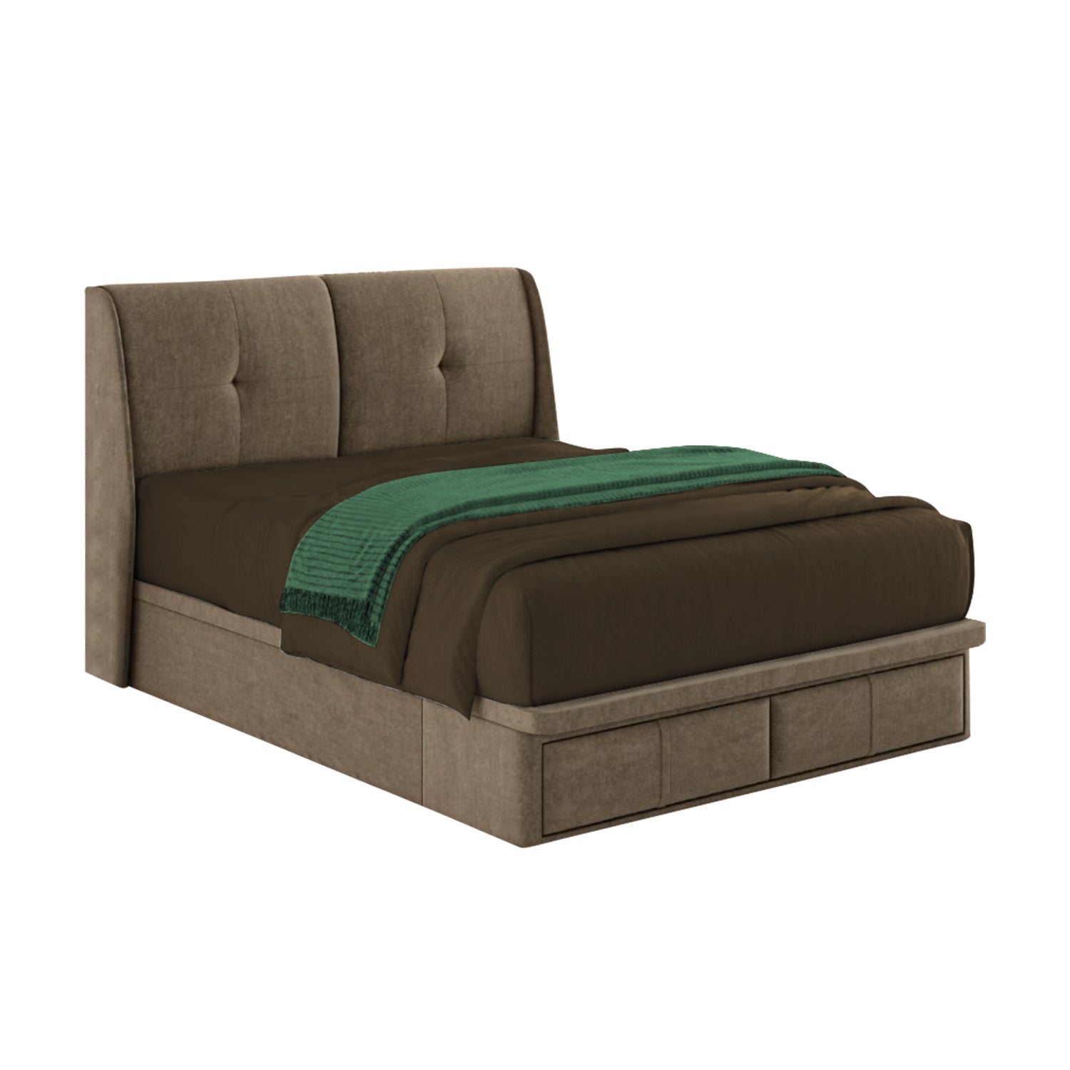 Mula SBD 14"/16" Depth Storage Bedframe w/ Drawers PetFriendly- w/ Mattress Option