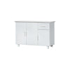 Eki Series 7 Door Kitchen Cabinet In White