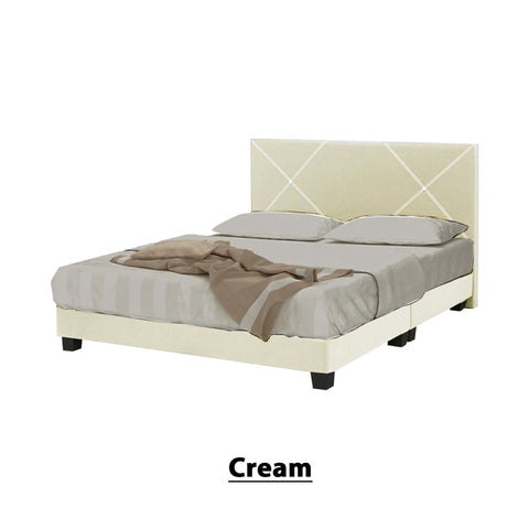 Image of Sabrina Bed Frame + 6 inch HD Foam Mattress In Single, Super Single, Queen, and King Size