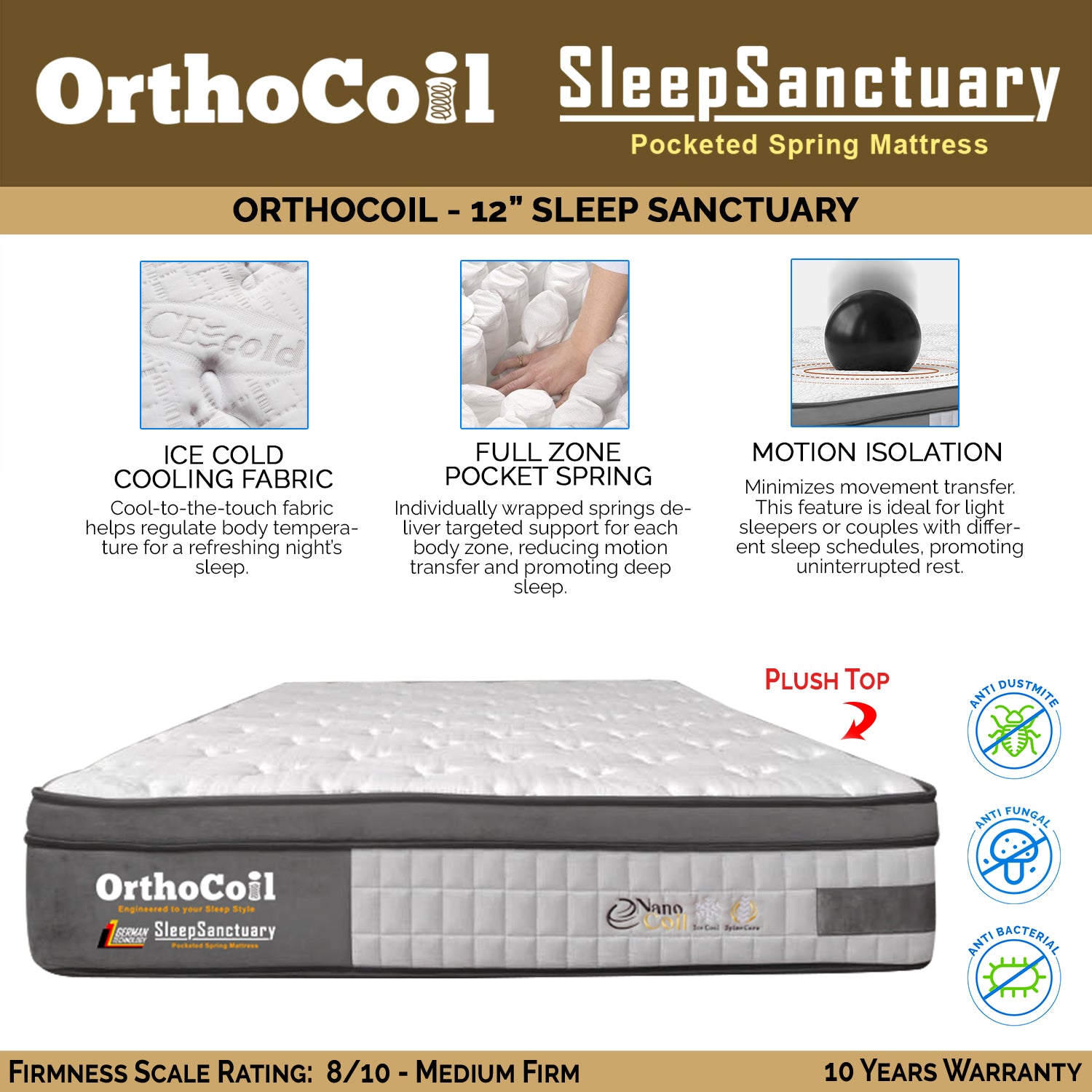 Dr.Chiro 12"/14"/16" Depth Storage Bed Base Pet Friendly Scratch-Resistant Fabric - With Mattress Add-On