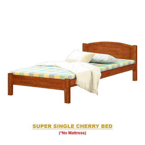 Image of Yanny Pull-Out Bed Single, Super Single Solid Rubberwood Bed Frame w/ Mattress Option