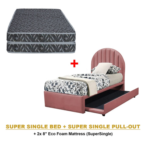 Image of Eilert Single./Super Single Pull-Out Bed Frame w/ PetFriendly & Mattress Option