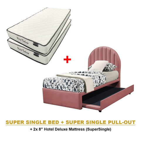 Image of Eilert Single./Super Single Pull-Out Bed Frame w/ PetFriendly & Mattress Option