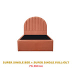 Eilert Single./Super Single Pull-Out Bed Frame w/ PetFriendly & Mattress Option