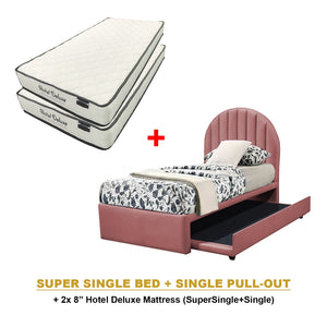 Eilert Single./Super Single Pull-Out Bed Frame w/ PetFriendly & Mattress Option