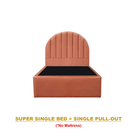Image of Eilert Single./Super Single Pull-Out Bed Frame w/ PetFriendly & Mattress Option
