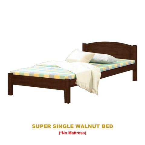 Image of Yanny Pull-Out Bed Single, Super Single Solid Rubberwood Bed Frame w/ Mattress Option