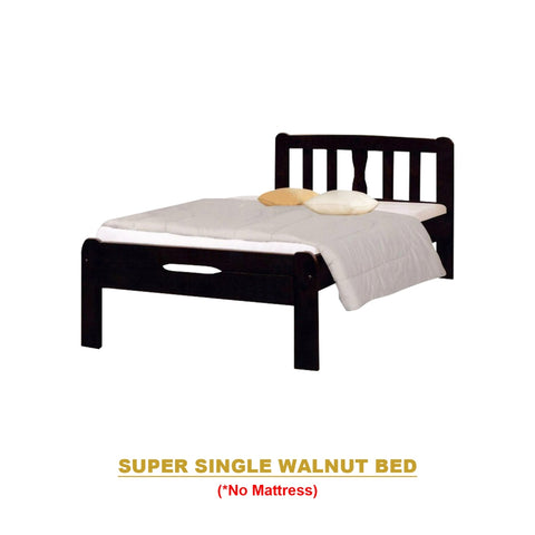 Image of Potty Pull-Out Bed Single/Super Single Solid Rubberwood BedFrame w/ Mattress Option