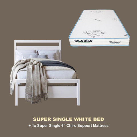 Image of Vinna Pull-Out Bed Single/Super Single Solid Rubberwood Bed Frame w/ Mattress Option