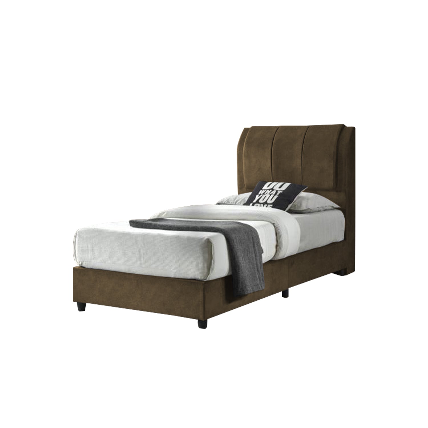 Hera Divan Bed Frame with Foam Padded Headboard - PetFriendly Option / All Sizes