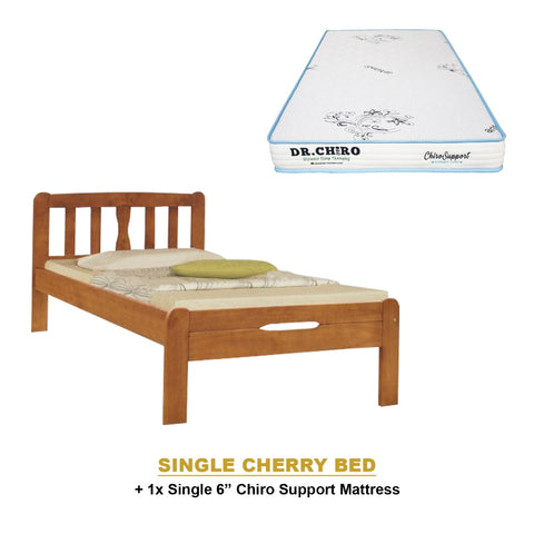 Image of Potty Pull-Out Bed Single/Super Single Solid Rubberwood BedFrame w/ Mattress Option