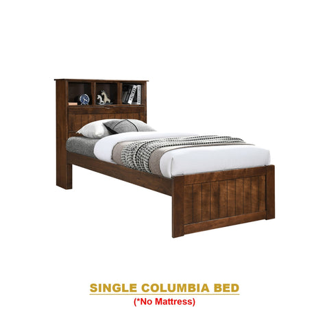 Image of Maria Pull-Out Bed Single, Super Single Solid Rubberwood Bed Frame w/ Mattress Option