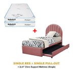 Eilert Single./Super Single Pull-Out Bed Frame w/ PetFriendly & Mattress Option